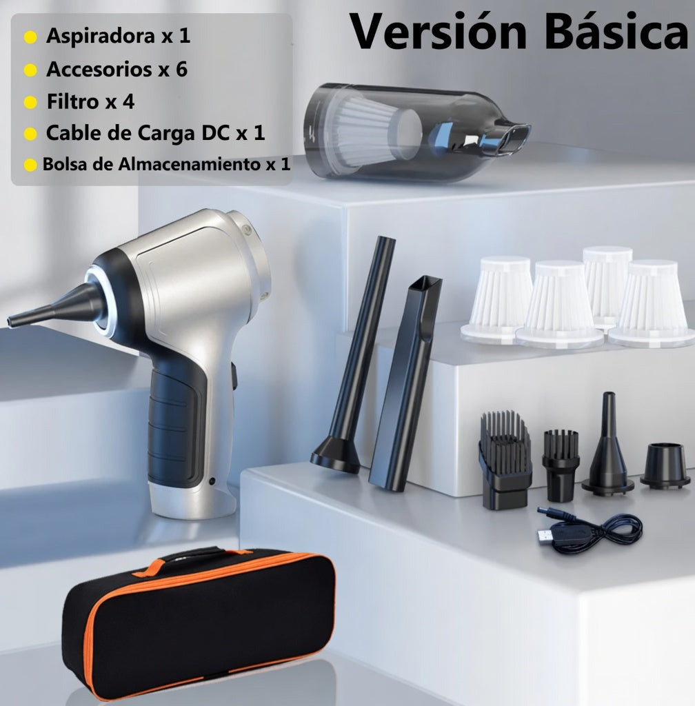 Velnor VortexVac – Aspiradora Portátil para Coche 12000Pa